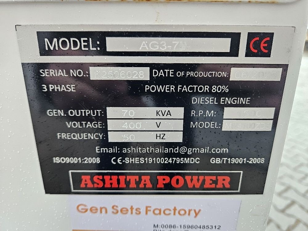 Notstromaggregat tipa Sonstige Ashita AG3-70, Neumaschine u Veldhoven (Slika 7)