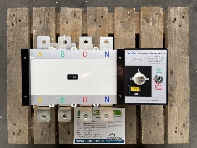 Sonstige ATS Automatische Netovername 630 Ampere ATS, Neumaschine (Obrázek 1) Notstromaggregat typu Sonstige ATS Automatische Netovername 630 Ampere ATS, Neumaschine v VEEN (Obrázek 1)