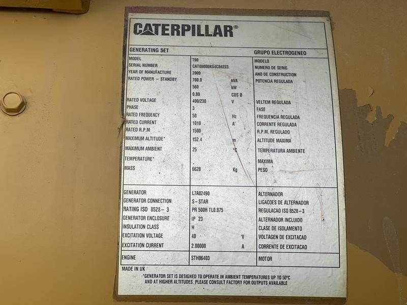 Notstromaggregat tipa Sonstige Cat C 18 - 700, Gebrauchtmaschine u Waregem (Slika 4)