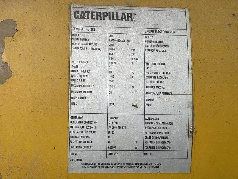 Notstromaggregat des Typs Sonstige Cat C 18 - 700, Gebrauchtmaschine in Waregem (Bild 3)
