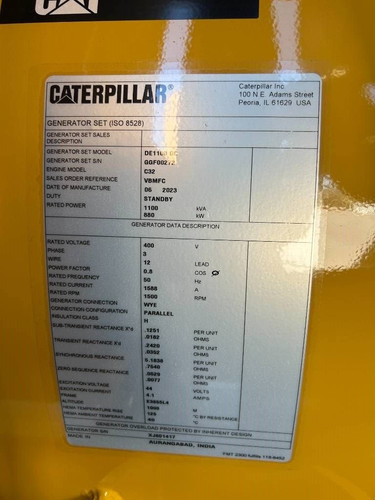 Notstromaggregat του τύπου Sonstige Cat DE1100GC - 1.100 kVA Standby Generator - DPX-18225, Neumaschine σε Dordrecht (Φωτογραφία 7)