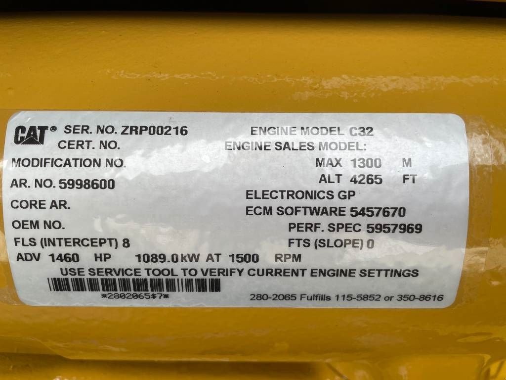 Notstromaggregat typu Sonstige Cat DE1250GC - 1.250 kVA Standby Generator - DPX-18226, Neumaschine w Dordrecht (Zdjęcie 11)