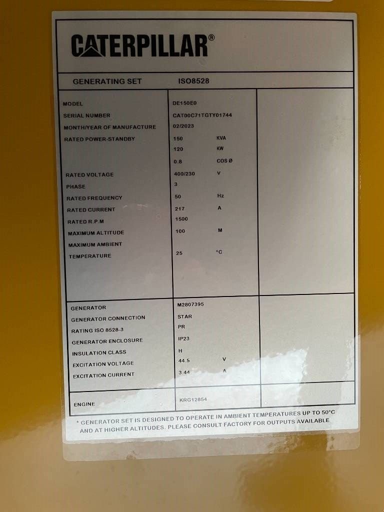 Notstromaggregat des Typs Sonstige Cat DE150E0 - 150 kVA Generator - DPX-18016.1, Neumaschine in Dordrecht (Bild 8)