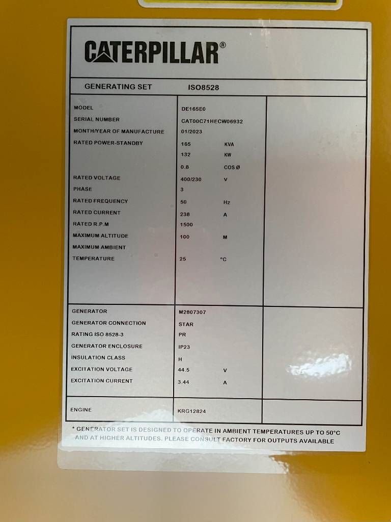 Notstromaggregat typu Sonstige Cat DE165E0 - 165 kVA Generator - DPX-18016, Neumaschine v Dordrecht (Obrázek 7)