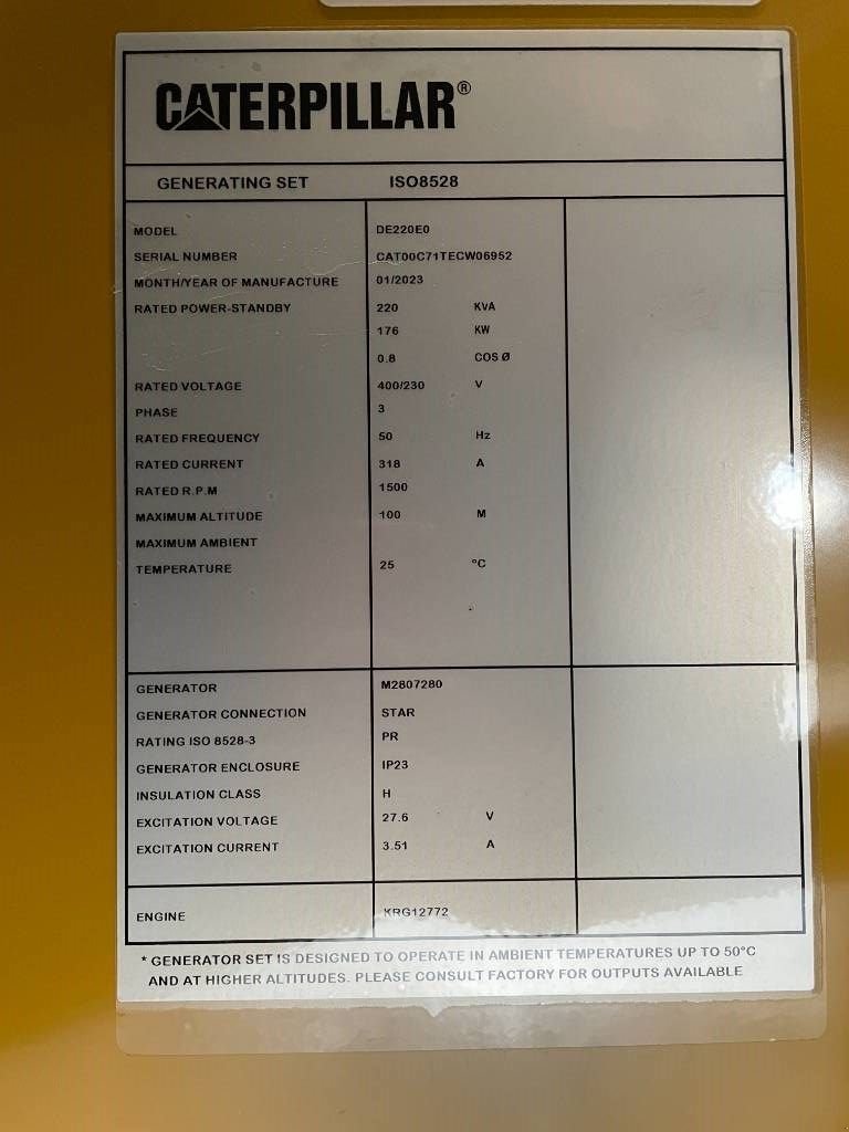 Notstromaggregat του τύπου Sonstige Cat DE220E0 - 220 kVA Generator - DPX-18018, Neumaschine σε Dordrecht (Φωτογραφία 7)