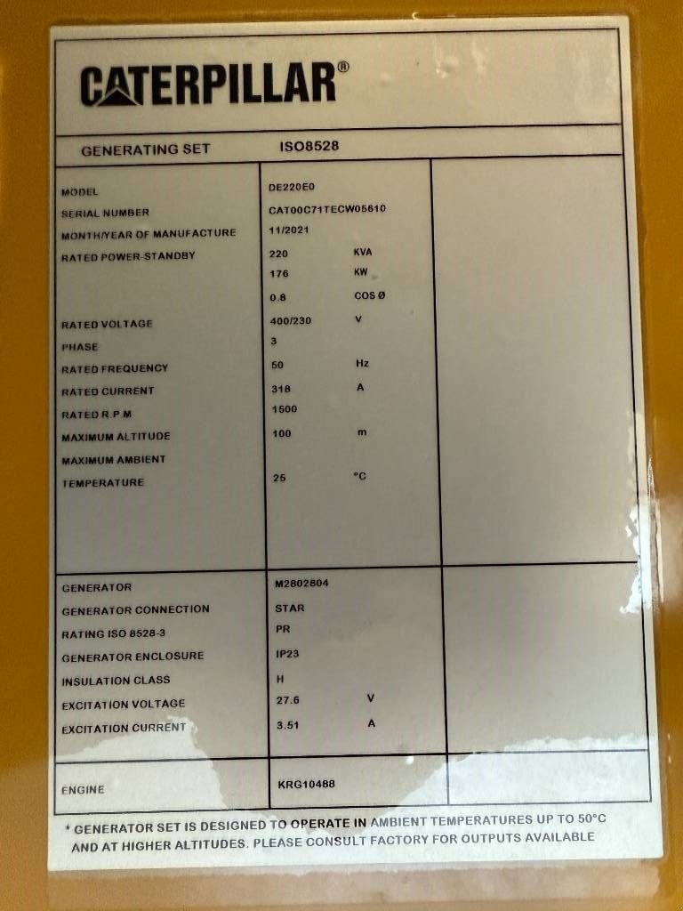 Notstromaggregat tipa Sonstige Cat DE220E0 - 220 kVA Surplus genset - DPX-18018-30, Gebrauchtmaschine u Dordrecht (Slika 7)