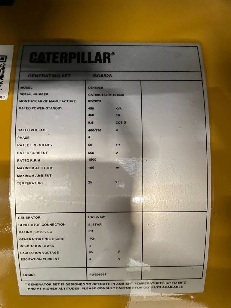 Notstromaggregat of the type Sonstige Cat DE450E0 - C13 - 450 kVA Generator - DPX-18024, Neumaschine in Dordrecht (Picture 7)