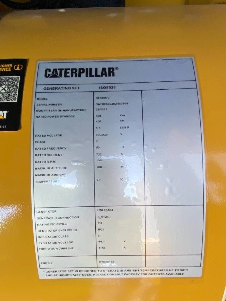 Notstromaggregat typu Sonstige Cat DE500GC - 500 kVA Stand-by Generator - DPX-18220, Neumaschine v Dordrecht (Obrázek 4)