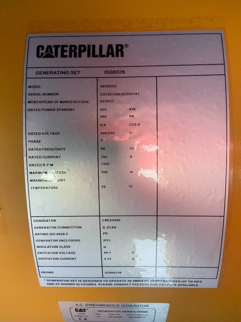 Notstromaggregat des Typs Sonstige Cat DE550GC - 550 kVA Stand-by Generator - DPX-18221, Neumaschine in Dordrecht (Bild 4)