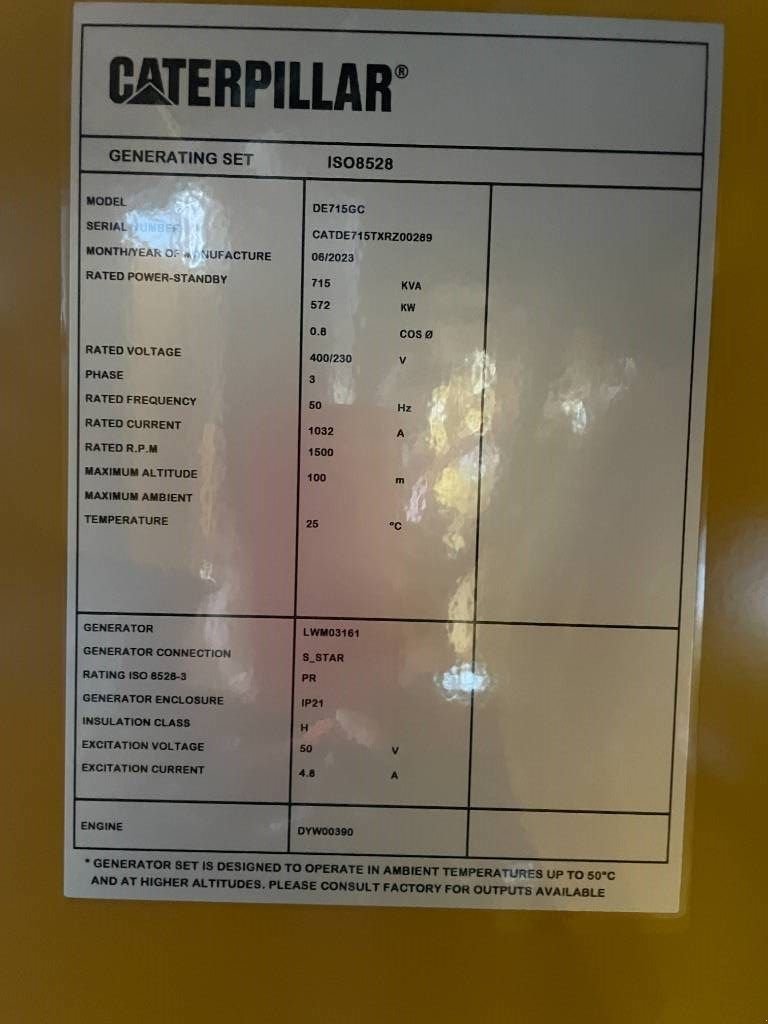 Notstromaggregat des Typs Sonstige Cat DE715GC - 715 kVA Stand-by Generator - DPX-18224, Neumaschine in Dordrecht (Bild 7)