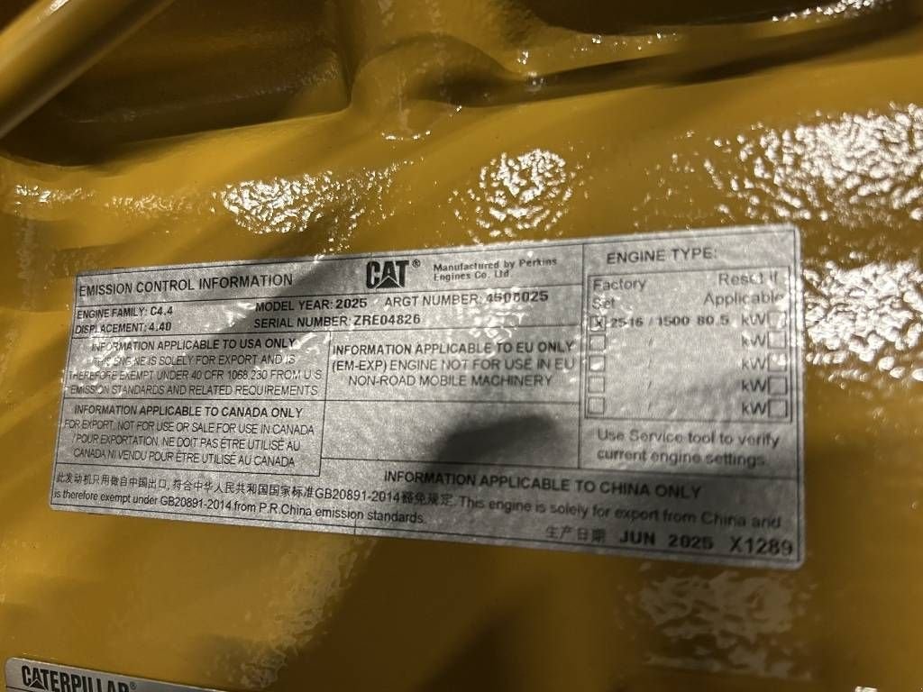 Notstromaggregat za tip Sonstige Cat DE88GC - 88 kVA Stand-by Generator Set - DPX-18207, Neumaschine u Dordrecht (Slika 10)