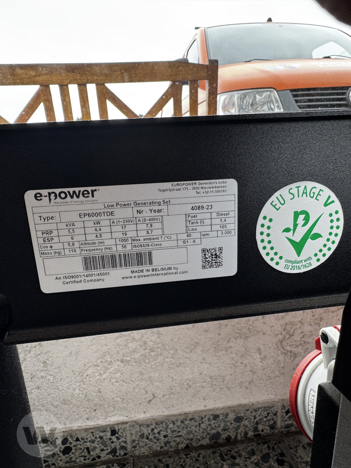 Notstromaggregat des Typs Sonstige DIESELSTROMERZEUGER, Neumaschine in Jördenstorf (Bild 4)