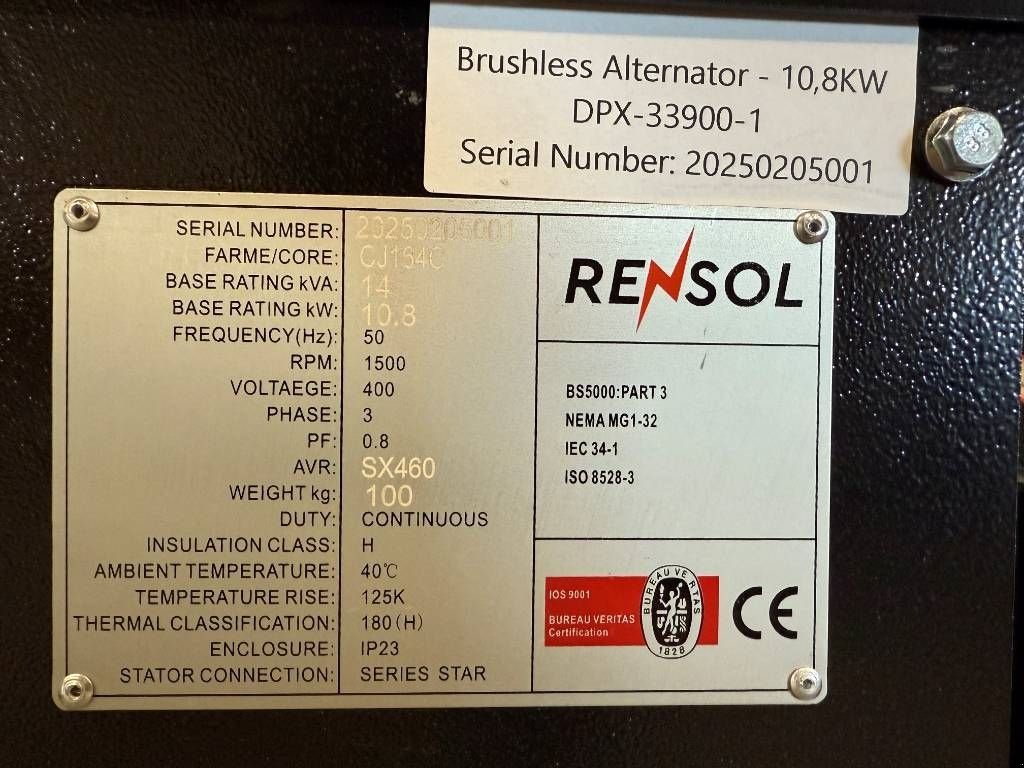 Notstromaggregat typu Sonstige DPX CJ164C - 13,5 kVA Alternator - DPX-33900, Neumaschine v Dordrecht (Obrázek 7)