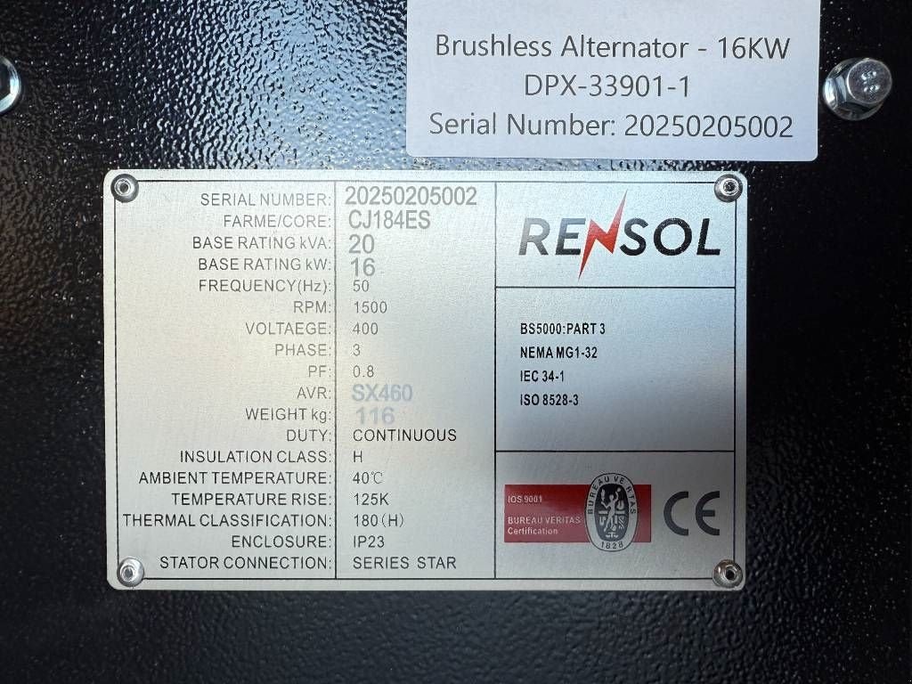 Notstromaggregat typu Sonstige DPX CJ184ES - 20 kVA Alternator - DPX-33901, Neumaschine v Dordrecht (Obrázek 7)