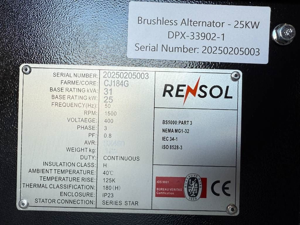 Notstromaggregat of the type Sonstige DPX CJ184G - 31 kVA Alternator - DPX-33902, Neumaschine in Dordrecht (Picture 8)