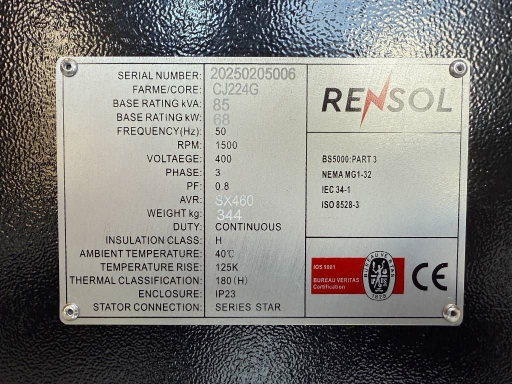 Notstromaggregat tipa Sonstige DPX CJ224G - 85 kVA Alternator - DPX-33905, Neumaschine u Dordrecht (Slika 8)