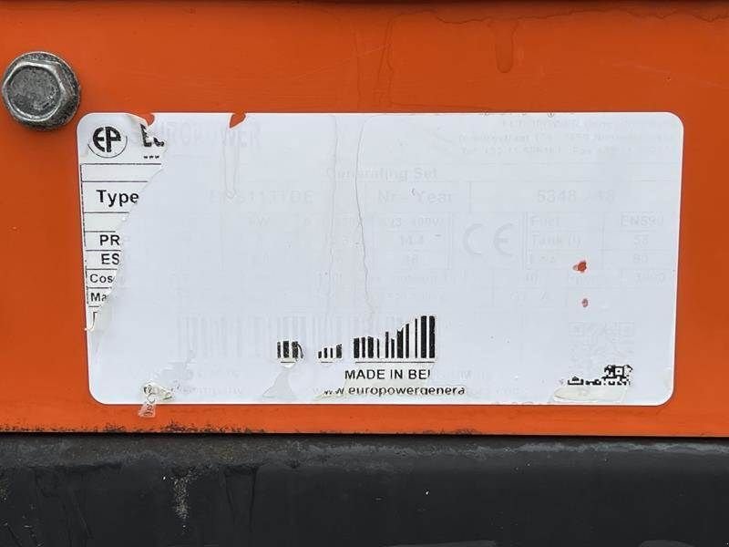 Notstromaggregat des Typs Sonstige Europower EPS 113 TDE, Gebrauchtmaschine in Waregem (Bild 7)