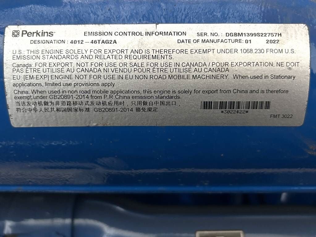 Notstromaggregat типа Sonstige FG Wilson P1650-1 -1.650 kVA Open Genset - DPX-16030-O, Neumaschine в Dordrecht (Фотография 5)