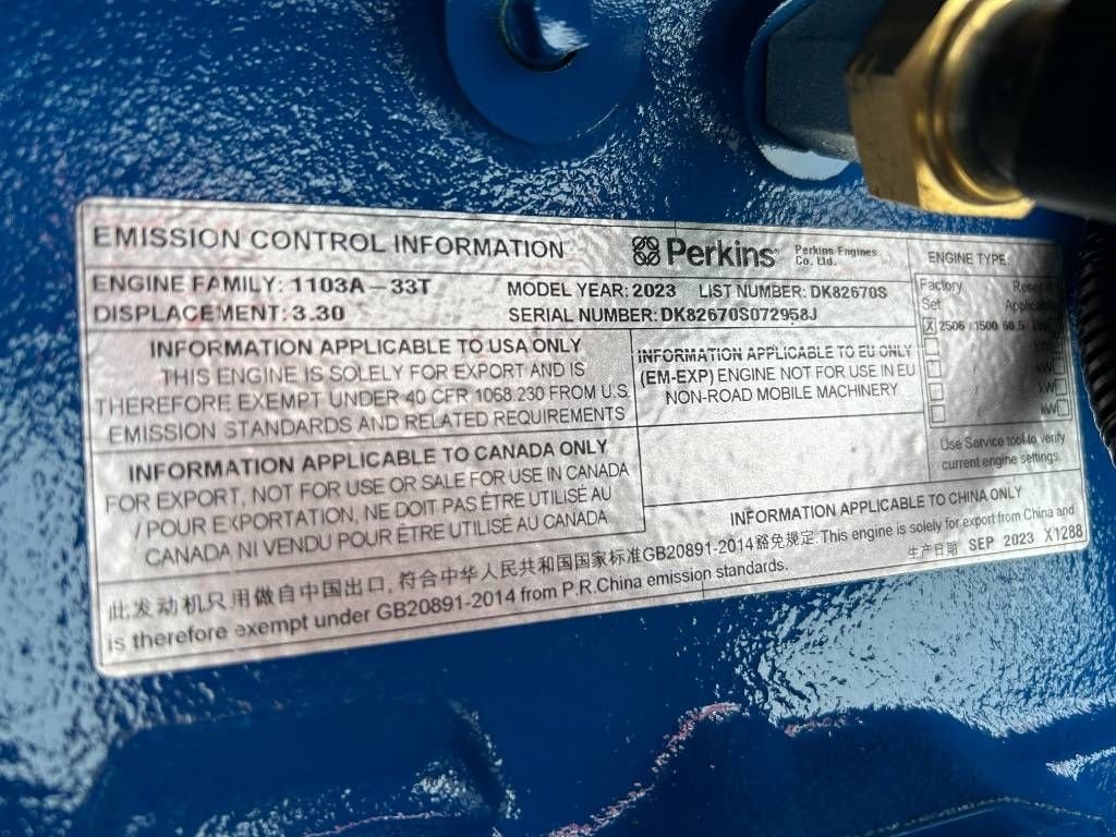 Notstromaggregat of the type Sonstige FG Wilson P55-3 - 55 kVA Genset - DPX-16005, Neumaschine in Dordrecht (Picture 10)