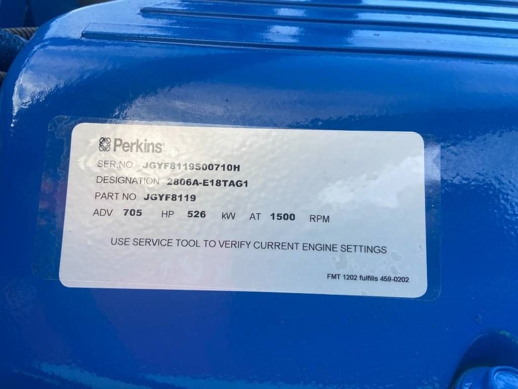 Notstromaggregat typu Sonstige FG Wilson P605-3 - 605 kVA Open Genset - DPX-16021-O, Neumaschine w Dordrecht (Zdjęcie 9)