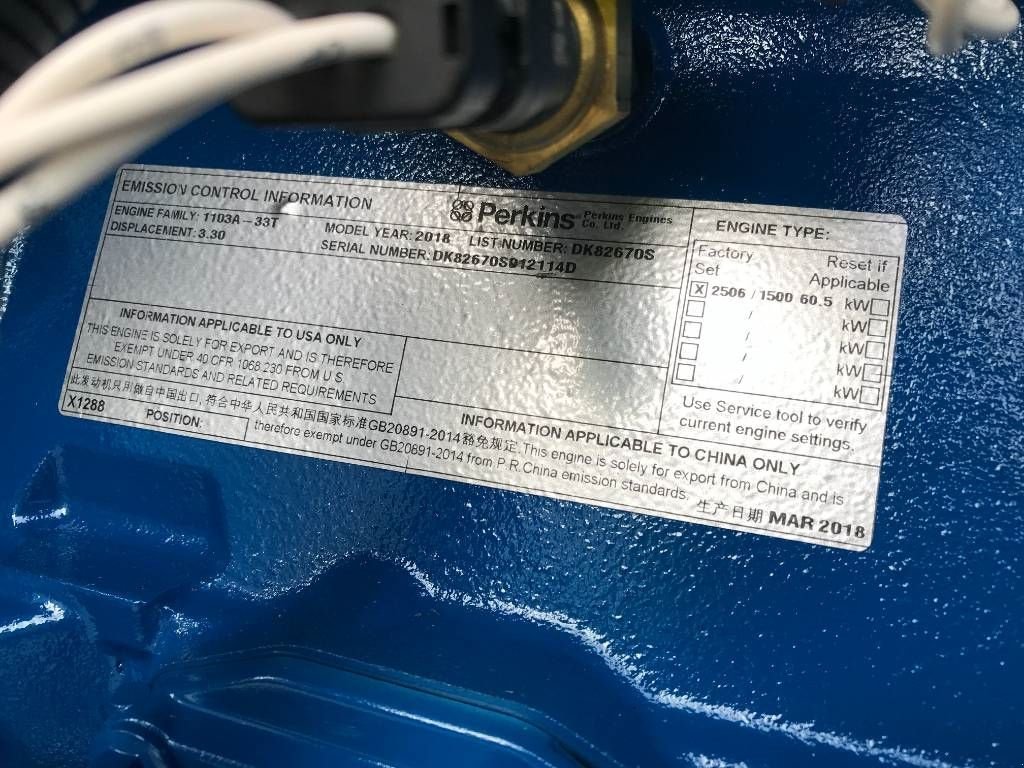 Notstromaggregat des Typs Sonstige FG Wilson P65-5 - 65 kVA Genset - DPX-16006, Neumaschine in Dordrecht (Bild 5)