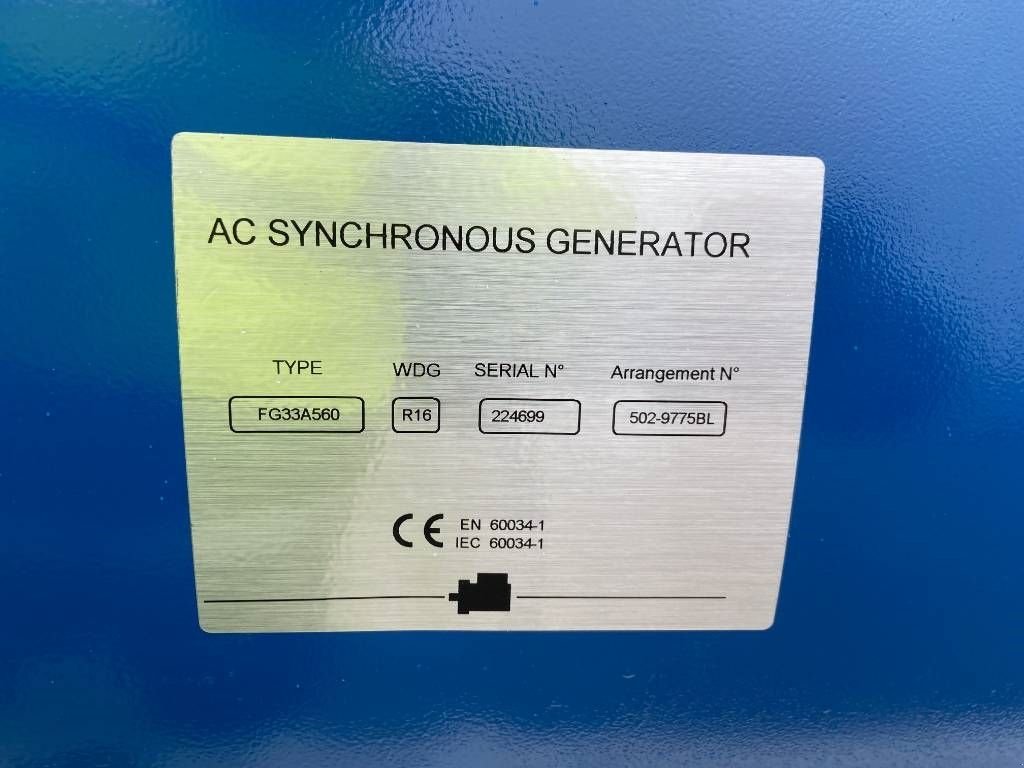 Notstromaggregat tipa Sonstige FG Wilson P715-3 - 715 kVA Open Genset - DPX-16023-O, Neumaschine u Dordrecht (Slika 8)