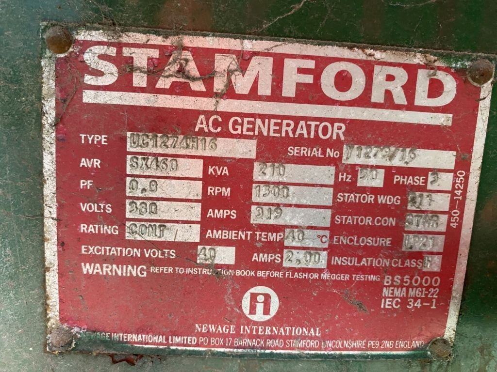 Notstromaggregat des Typs Sonstige FG Wilson Stamford 210 kVA Silent generatorset, Gebrauchtmaschine in VEEN (Bild 7)