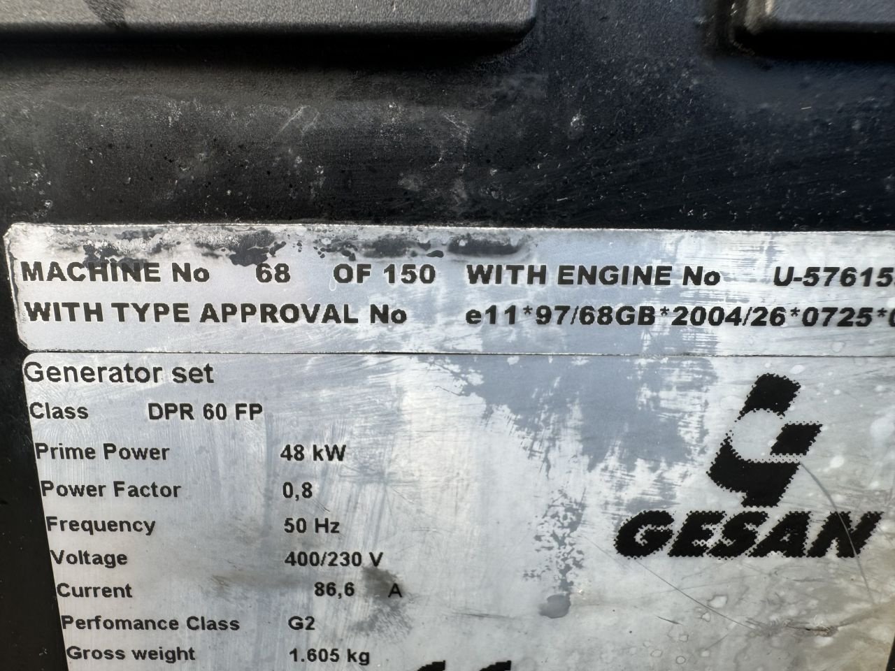 Notstromaggregat typu Sonstige Gesan Perkins, Gebrauchtmaschine v Noardburgum (Obrázek 6)