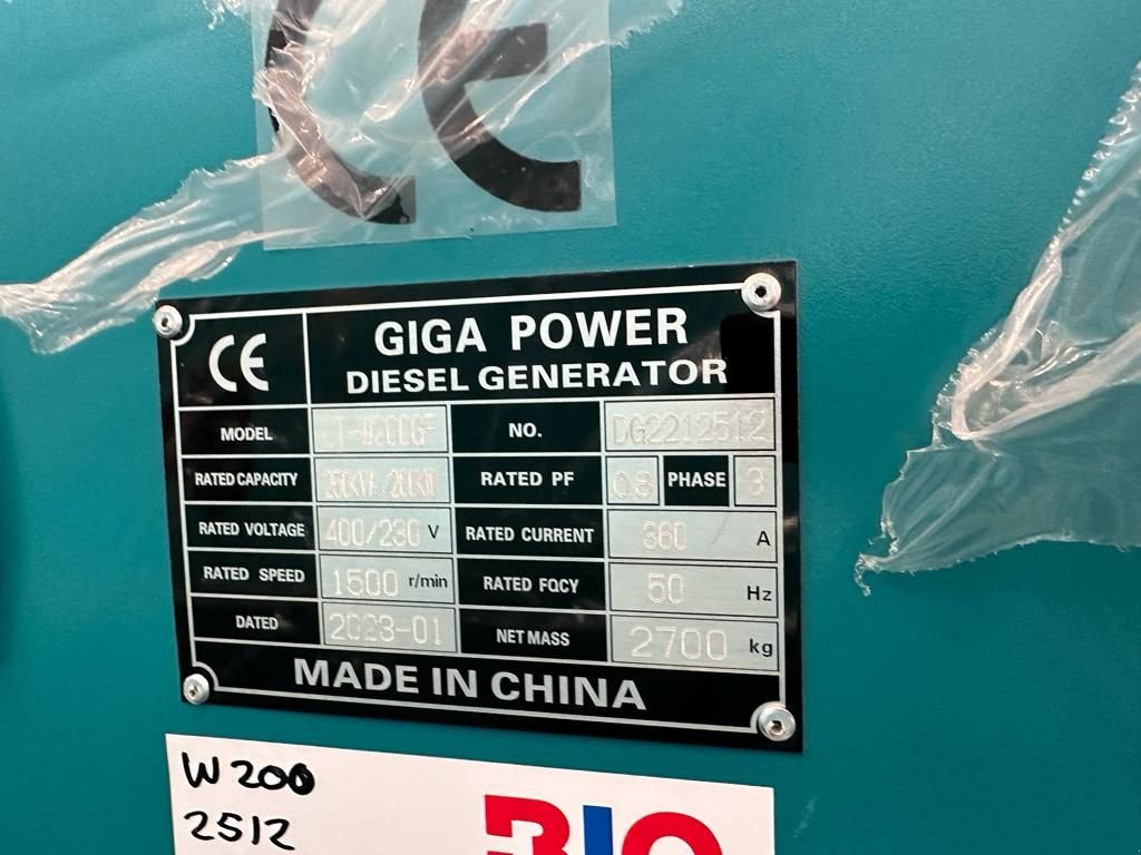 Notstromaggregat des Typs Sonstige Giga power 250KVA LT-W200GF Generator silent set, Neumaschine in Velddriel (Bild 10)