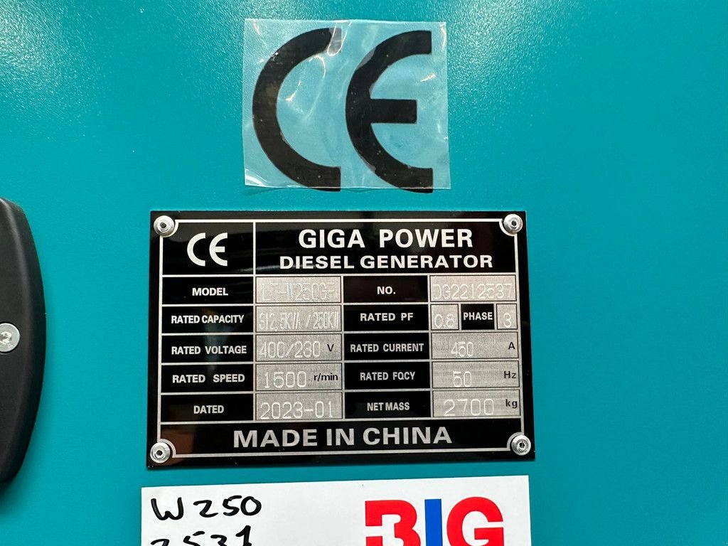 Notstromaggregat des Typs Sonstige Giga power LT-W250GF 312.5 KVA Generator silent set, Neumaschine in Velddriel (Bild 11)