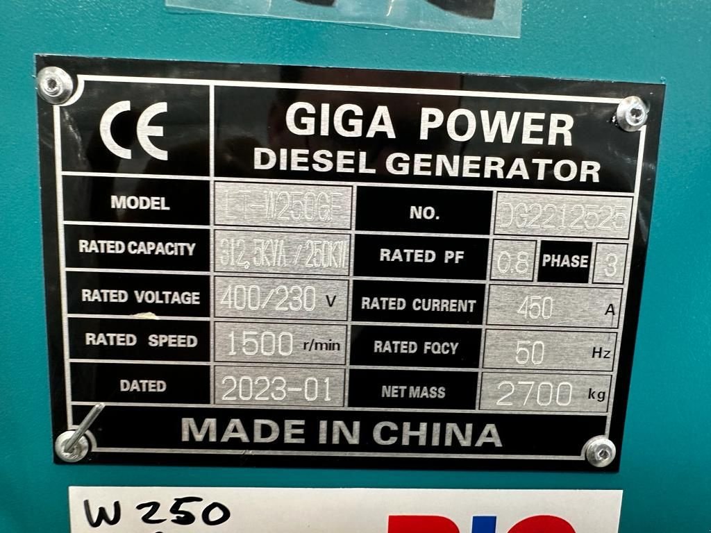 Notstromaggregat des Typs Sonstige Giga power LT-W250GF 312.5KVA Generator silent set, Gebrauchtmaschine in Velddriel (Bild 11)