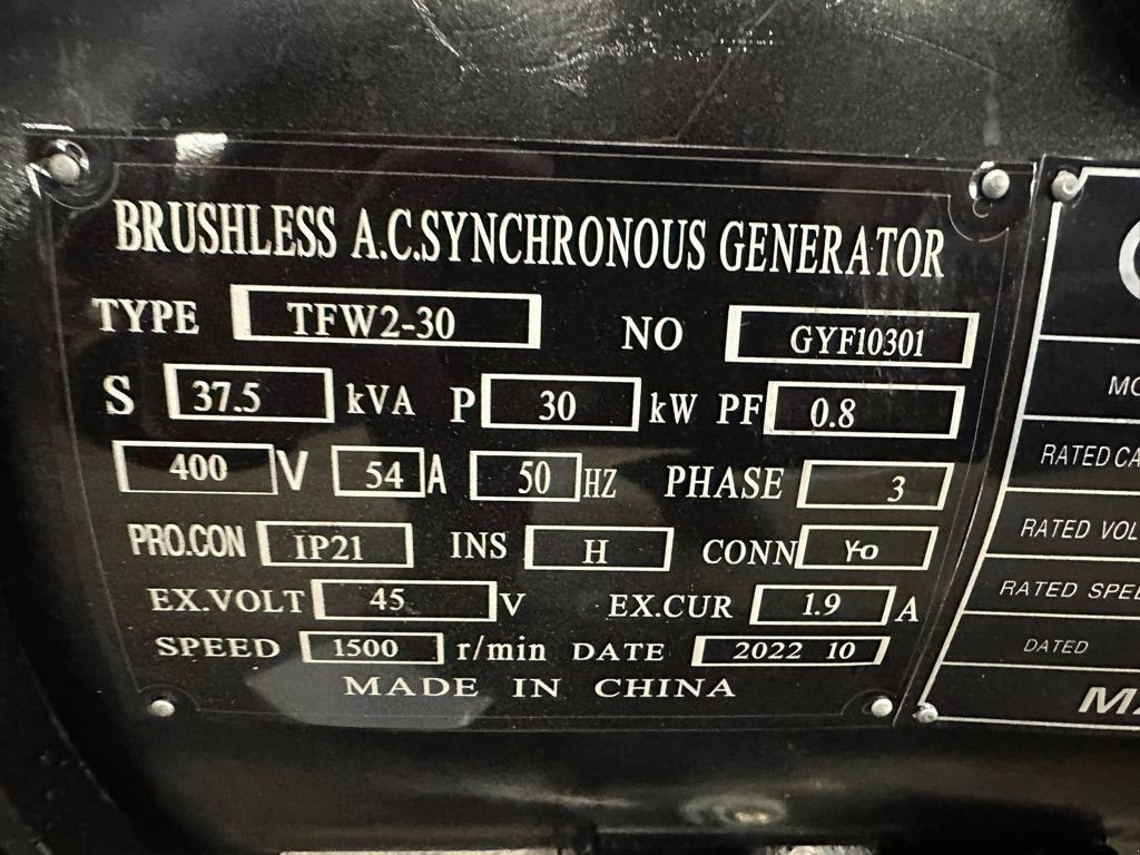 Notstromaggregat typu Sonstige Giga power LT-W30GF 37.5 KVA Open generator, Neumaschine v Velddriel (Obrázek 8)