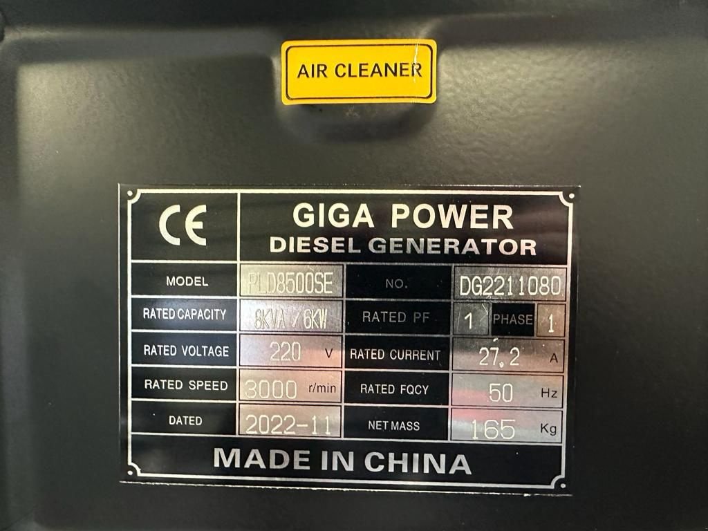 Notstromaggregat типа Sonstige Giga power PLD8500SE 8kva, Gebrauchtmaschine в Velddriel (Фотография 10)