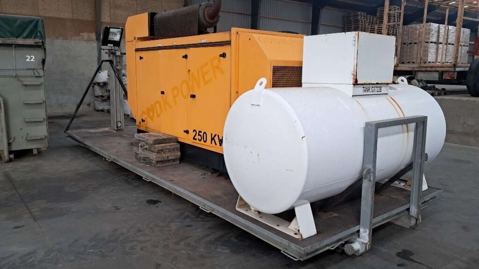 Notstromaggregat typu Sonstige Komplet mobilt 250 KVA generator anlæg på lad med 2700L tank og byggetavle John Deere motor, Gebrauchtmaschine v Rødovre (Obrázok 2)