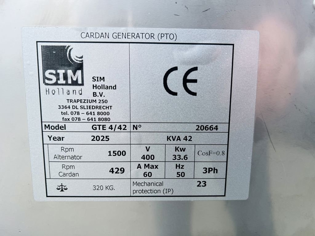 Notstromaggregat des Typs Sonstige Linz electric 42 kva -230/400v-50hz, Neumaschine in Coevorden (Bild 8)