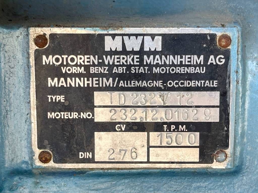 Notstromaggregat des Typs Sonstige MWM 215 KVA V12 Genrator, Gebrauchtmaschine in Veldhoven (Bild 11)