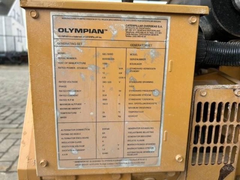 Notstromaggregat of the type Sonstige Olympian GEL 15/ W2, Gebrauchtmaschine in Roosendaal (Picture 9)