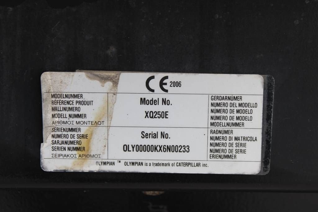 Notstromaggregat του τύπου Sonstige Olympian XQ250E, Gebrauchtmaschine σε Rucphen (Φωτογραφία 8)