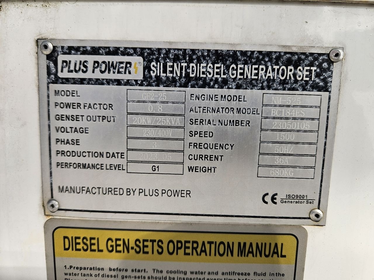 Notstromaggregat typu Sonstige Plus Power GF2-25 25 KVa, Neumaschine v Veldhoven (Obrázek 5)