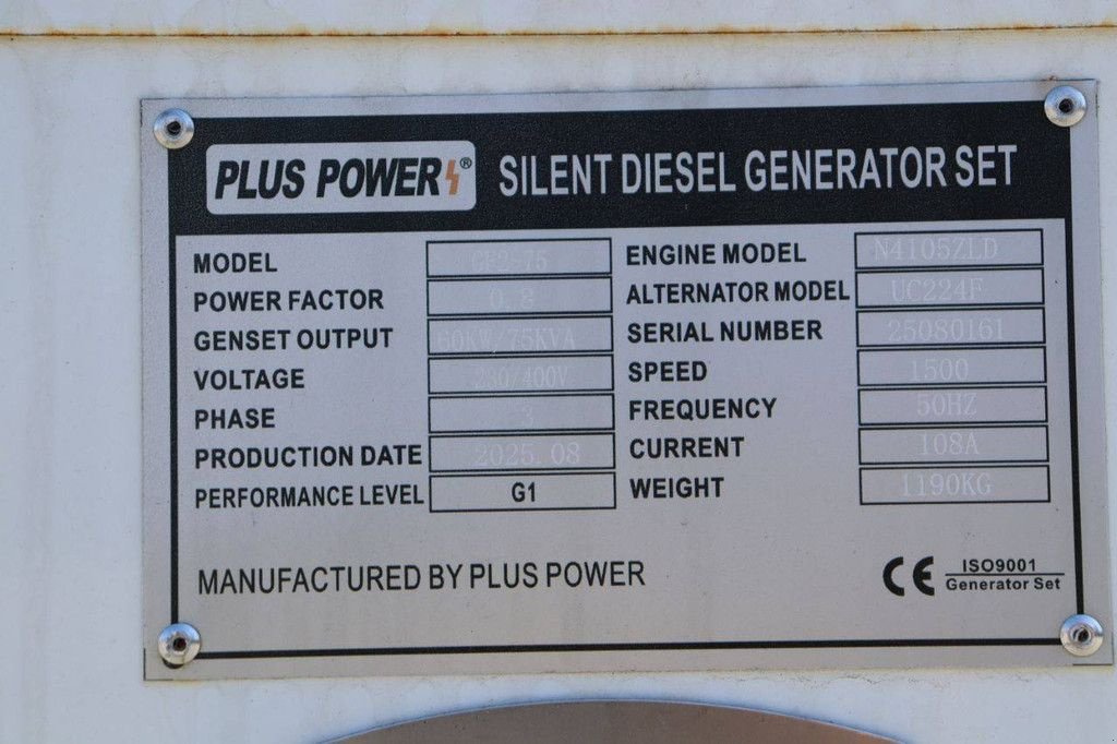 Notstromaggregat типа Sonstige Plus Power GF2-75, Neumaschine в Antwerpen (Фотография 11)