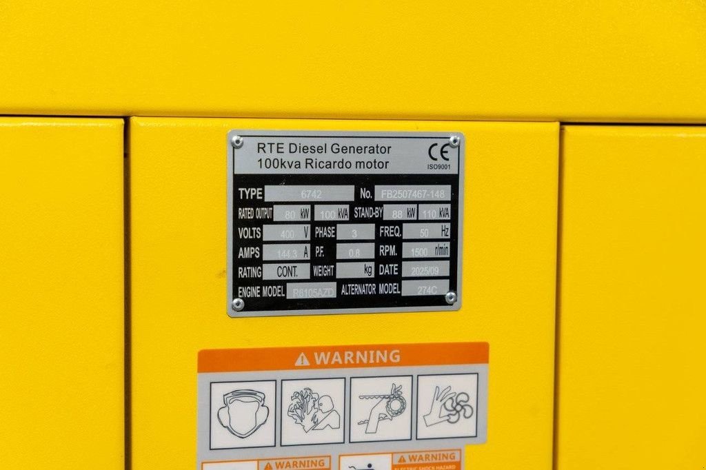 Notstromaggregat des Typs Sonstige RTE 6742, Neumaschine in Antwerpen (Bild 10)