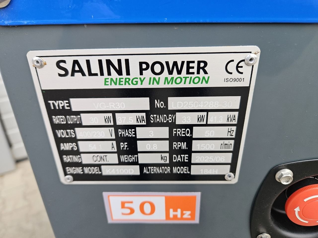 Notstromaggregat of the type Sonstige Salini VG-R30 37.5 Kva, Neumaschine in Veldhoven (Picture 6)