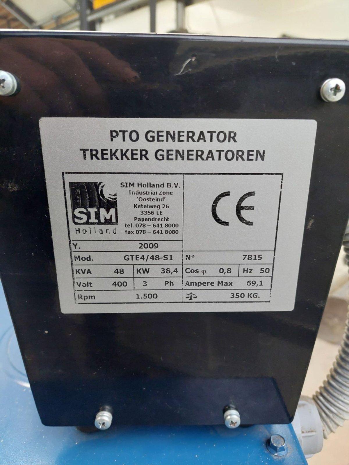 Notstromaggregat of the type Sonstige Sim Holland GTE 4/48-S1, Gebrauchtmaschine in Lunteren (Picture 5)