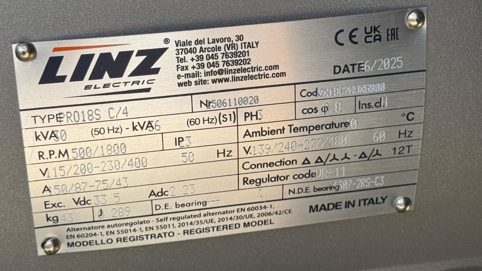 Notstromaggregat του τύπου Yanmar 44 KVA nødstrømgenerator 40/44, Gebrauchtmaschine σε Tønder (Φωτογραφία 3)