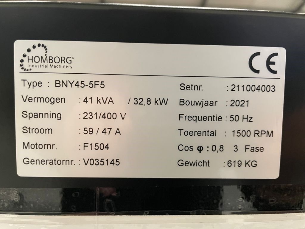 Notstromaggregat des Typs Yanmar 4TNV98CT-IHR Himoinsa HYW 45 Stage 5 45 kVA generatorset New !, Neumaschine in VEEN (Bild 3)