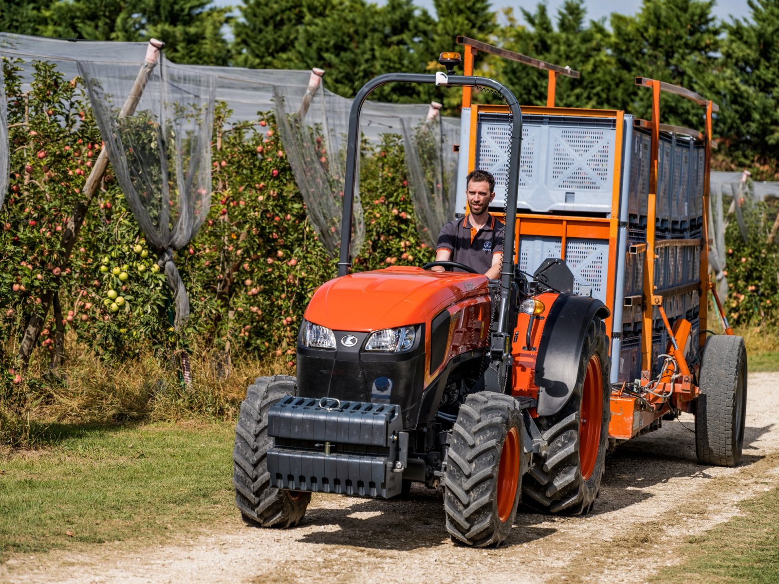 Obstbautraktor tip Kubota M5072 Narrow, Neumaschine in Olpe (Poză 10)