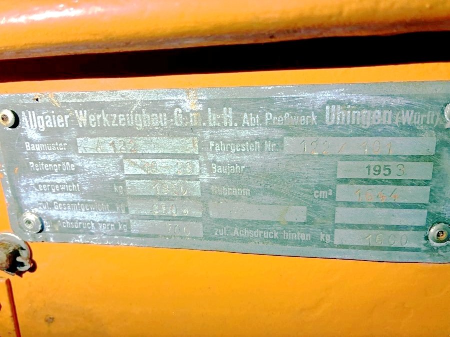 Oldtimer-Traktor typu Allgaier a 122, Gebrauchtmaschine v Thisted (Obrázek 2)