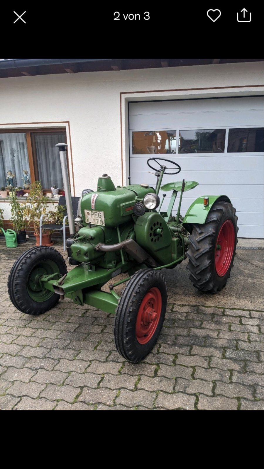 Oldtimer-Traktor des Typs Allgaier R 18, Gebrauchtmaschine in Freudenberg (Bild 1)