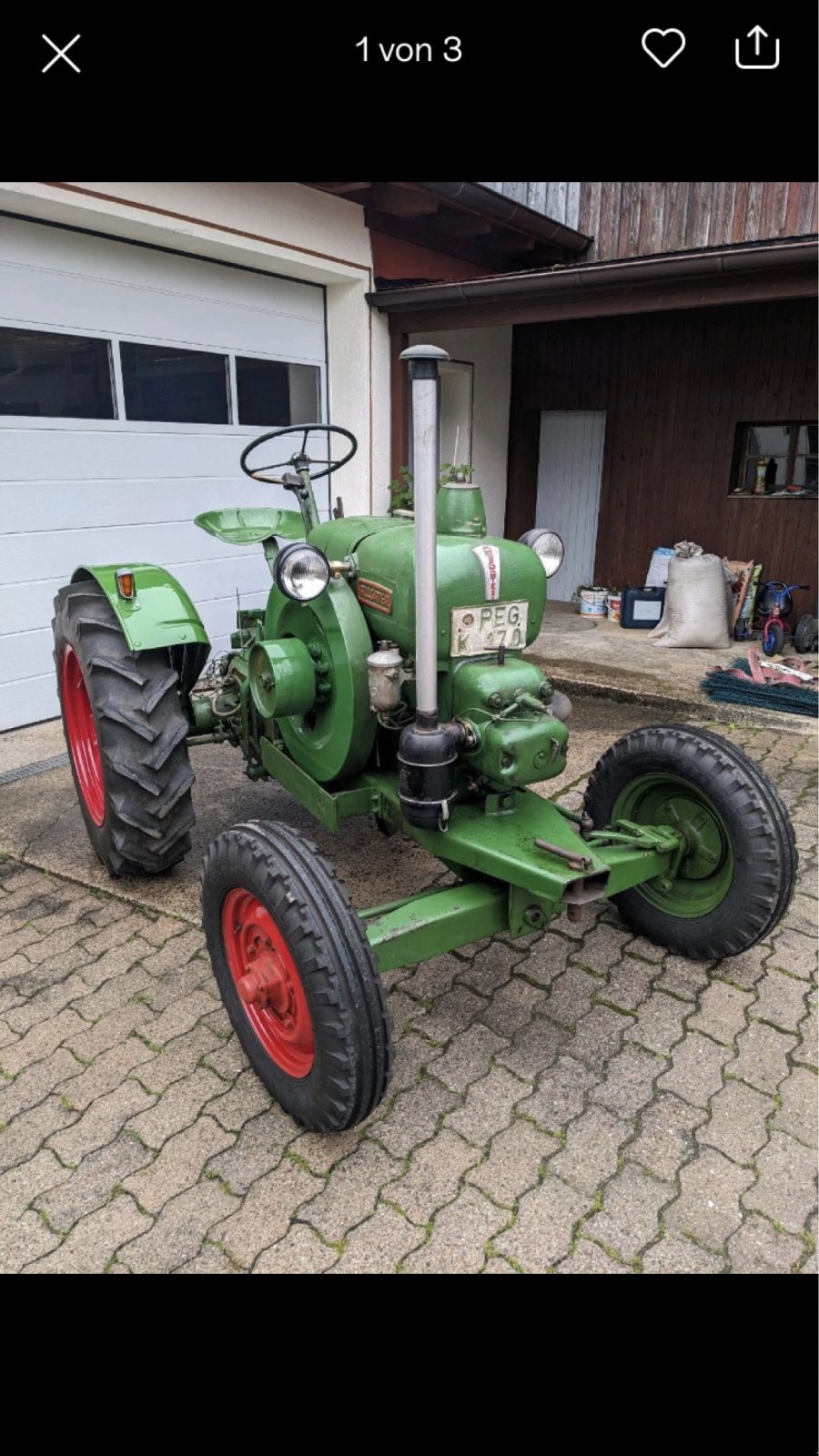 Oldtimer-Traktor des Typs Allgaier R 18, Gebrauchtmaschine in Freudenberg (Bild 2)