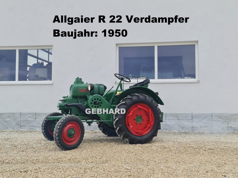 Oldtimer-Traktor des Typs Allgaier R 22 Verdampfer Kaelble Oldtimer Bulldog Ackerschlepper, Gebrauchtmaschine in Großschönbrunn (Bild 1)